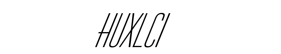A_Huxley Caps Italic Yazı tipi ücretsiz indir